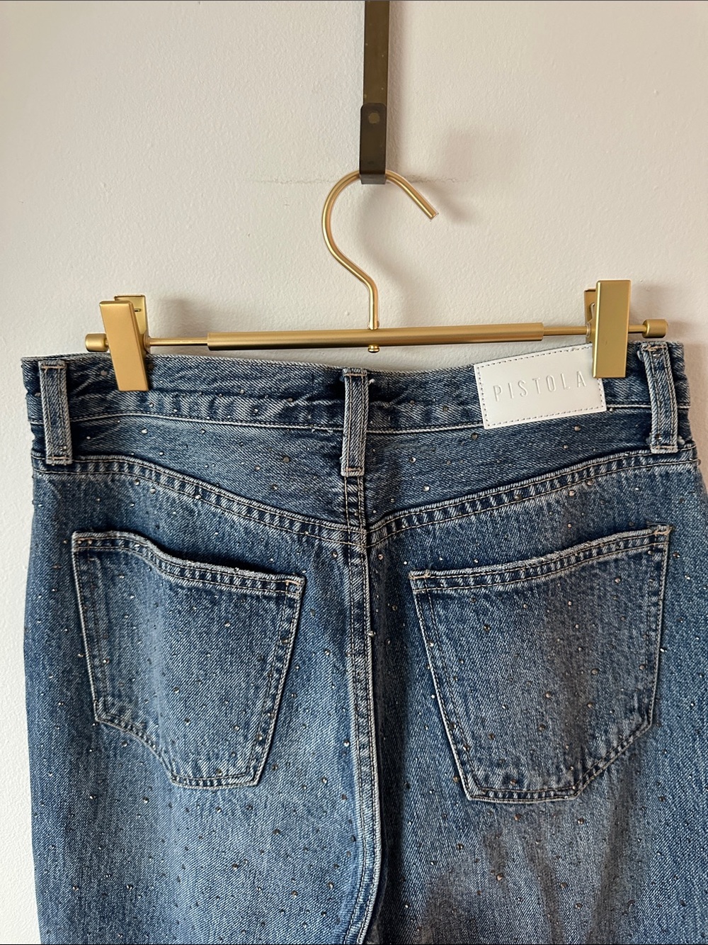 Pistola Jeans Rhinestone Detail - Picture 4 of 6
